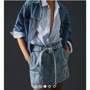 Anthropologie Denim Skirt